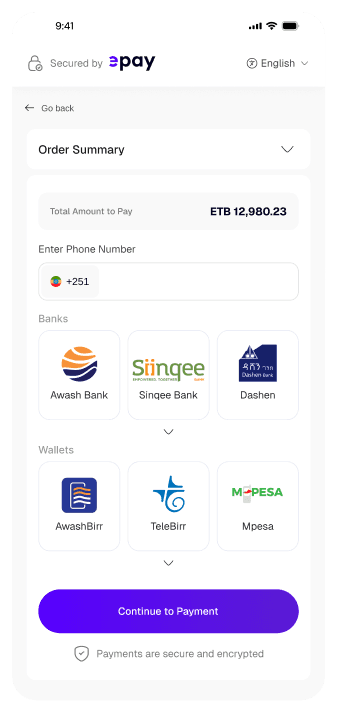 Checkout Page